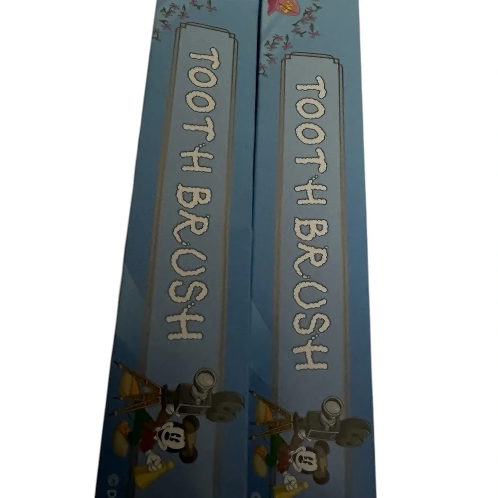 Disney Toothbrush X2 - Minnie and Mickey- Hotel Ambassador Made in Japan NEW